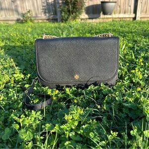 Tory Burch Emerson Black Adjustable Bag
